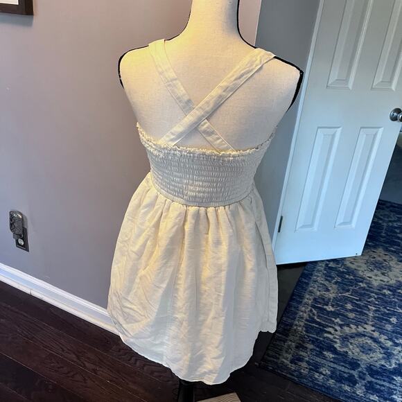 American Eagle outfitters cream mini dress size s - Picture 2 of 6